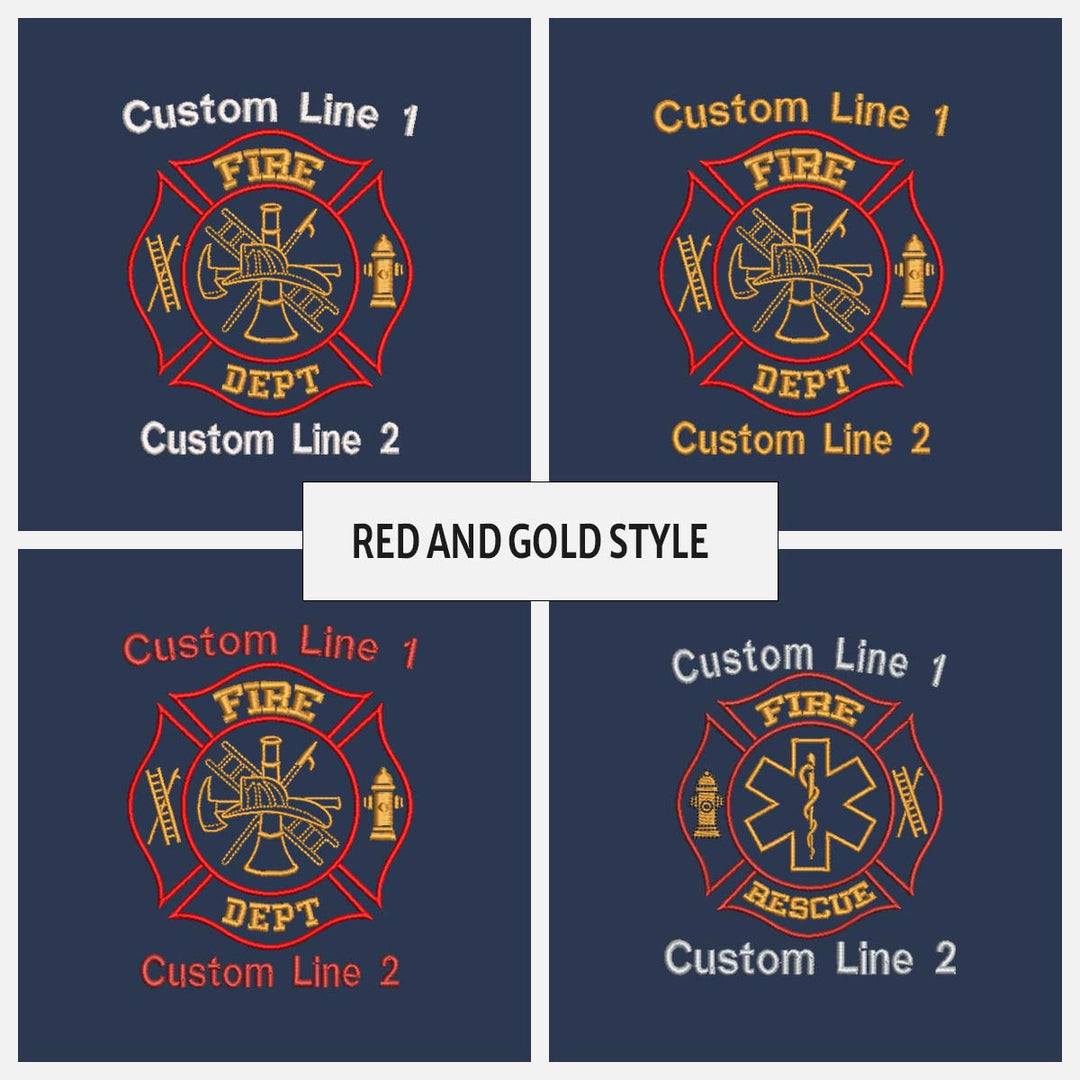 Customized 27" Large Duffel Bag with Fire Department Embroidery