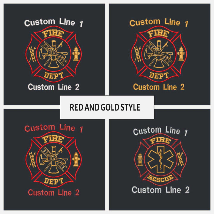 Customized 29L Large Duffel Bag with Fire Department Embroidery