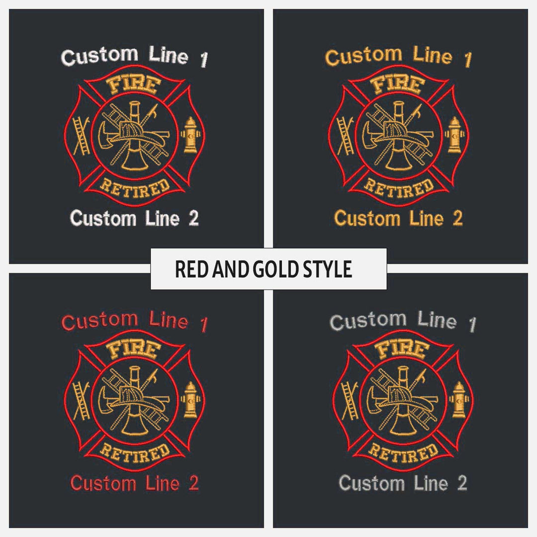 Customized 29L Large Duffel Bag with Fire Retired Embroidery