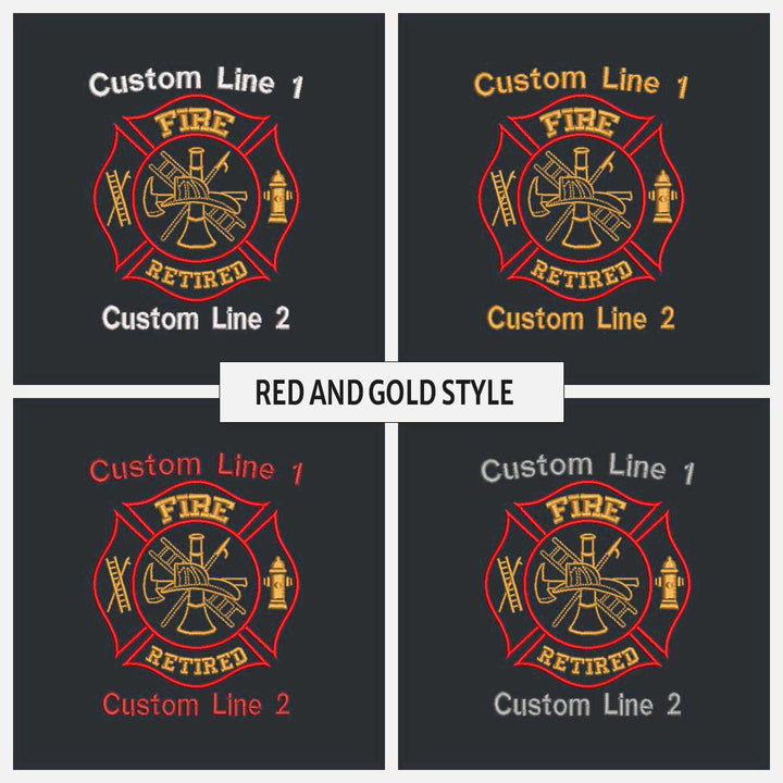 Customized 29L Large Duffel Bag with Fire Retired Embroidery