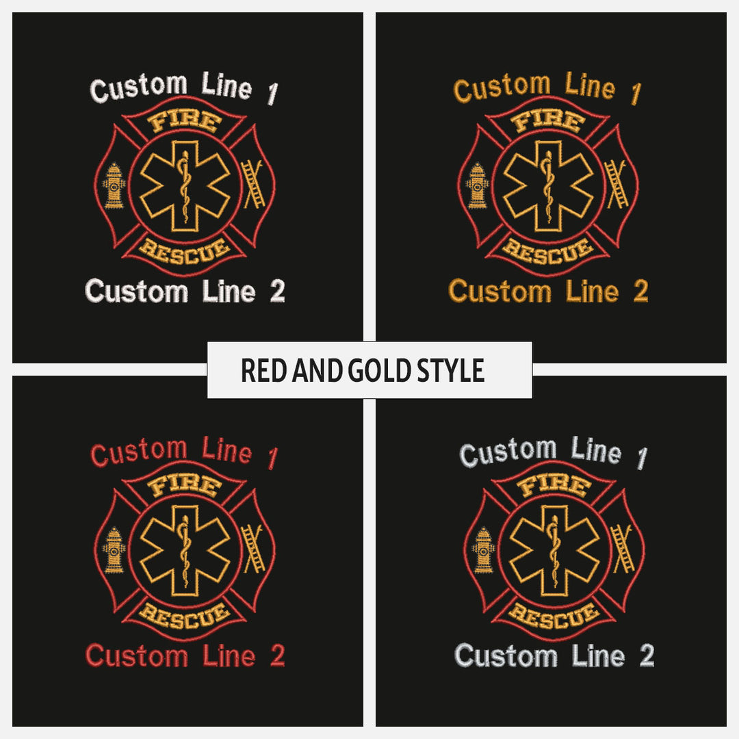 Customized 29L Large Duffel Bag with Fire Rescue Embroidery