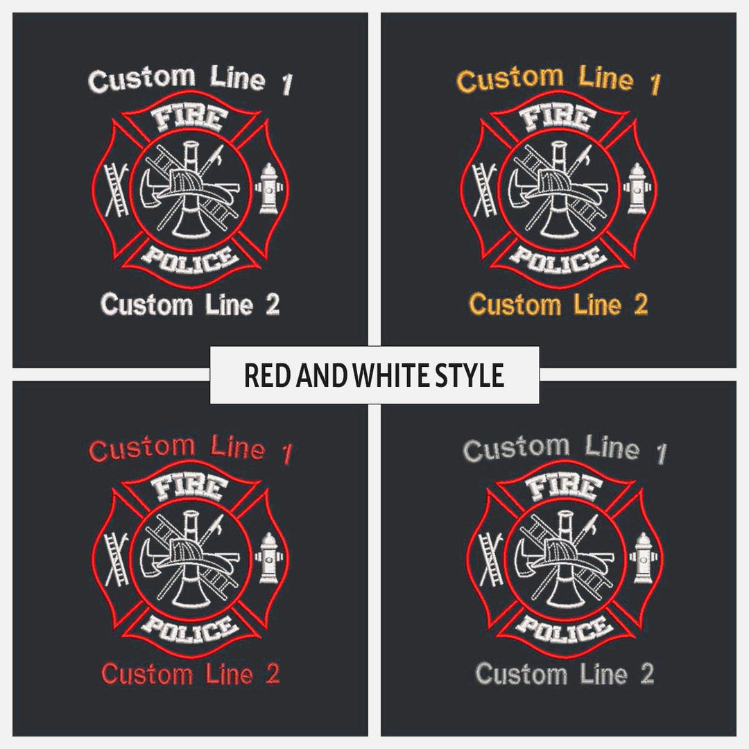 Customized 29L Large Duffel Bag with Fire Police Embroidery