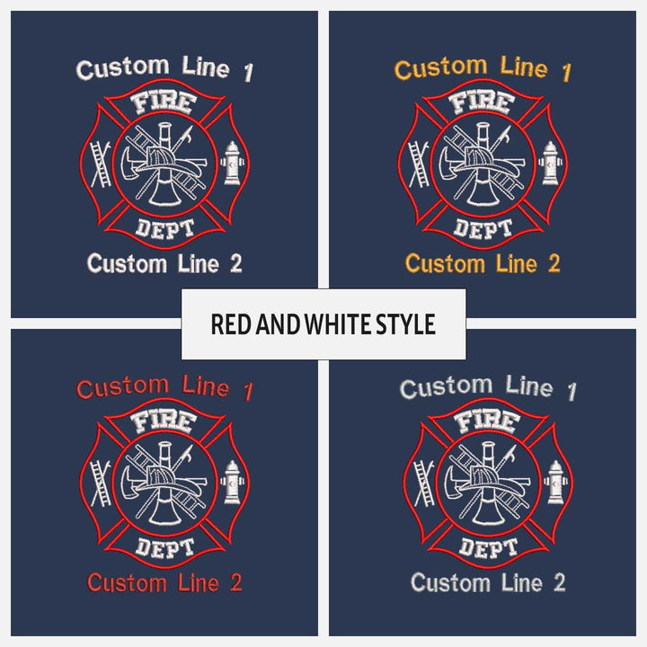 Customized 27" Large Duffel Bag with Fire Department Embroidery