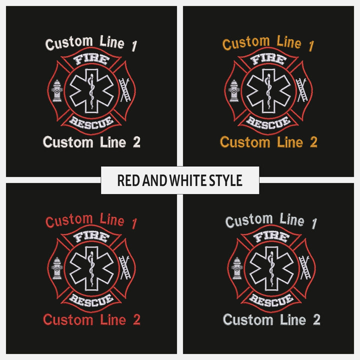 Customized Tactical Duffel Bag with Fire Rescue Embroidery