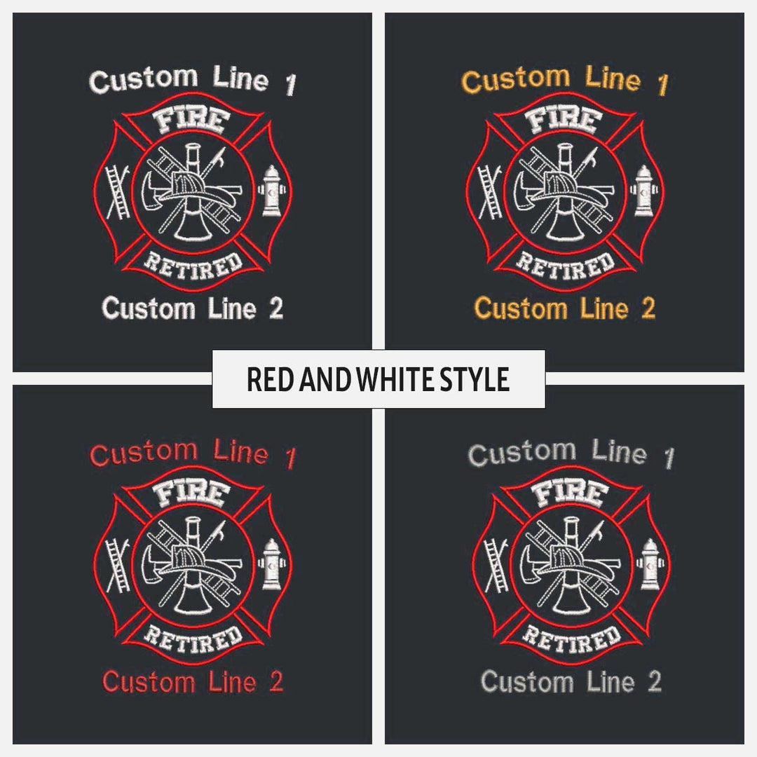 Customized Tactical Duffel Bag with Fire Retired Embroidery
