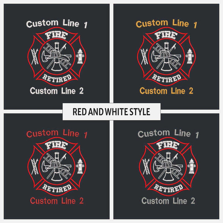 Customized Tactical Duffel Bag with Fire Retired Embroidery