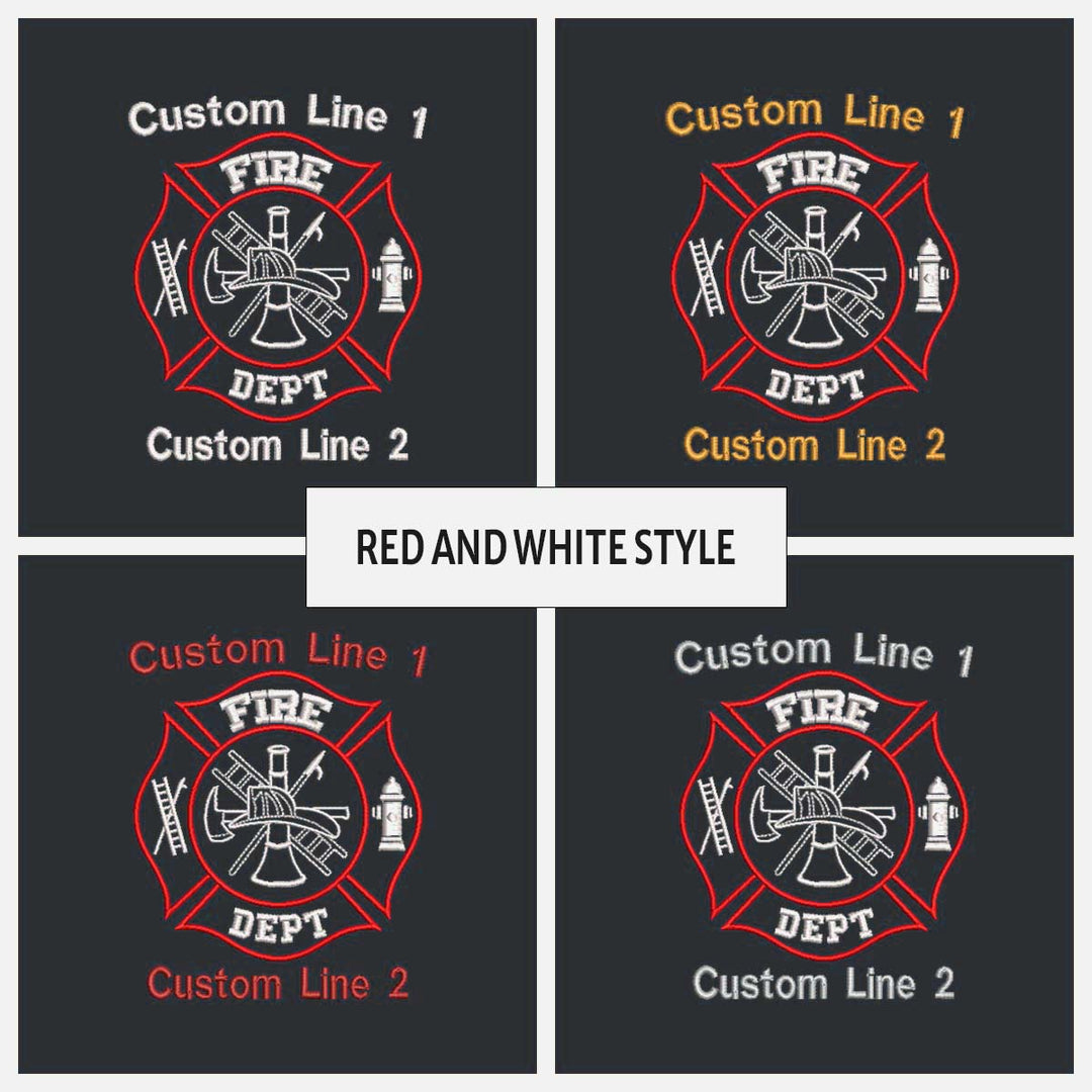 Customized Tactical Duffel Bag with Fire Department Embroidery
