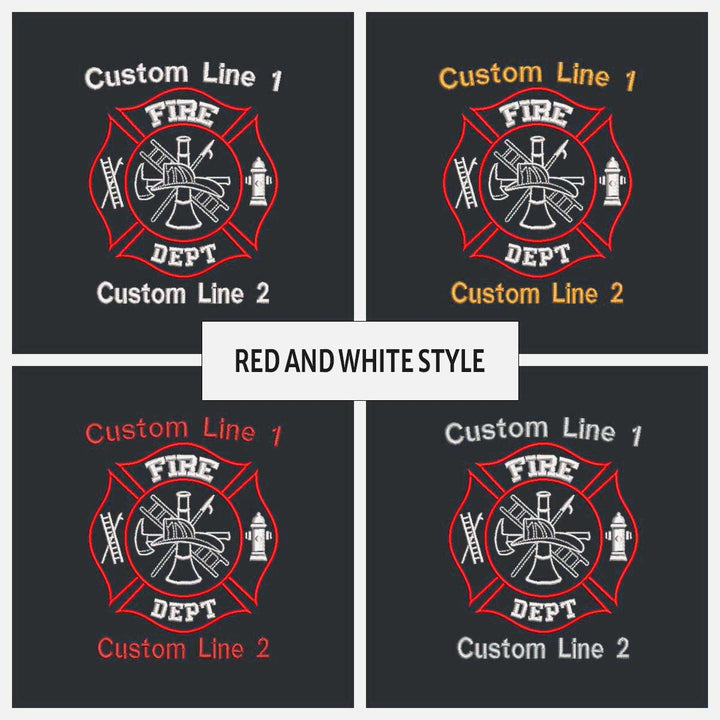 Customized Tactical Duffel Bag with Fire Department Embroidery