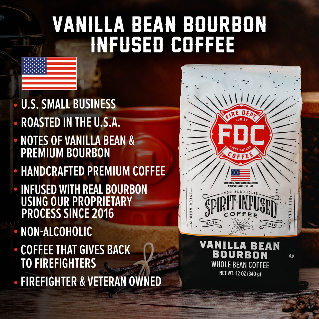 Vanilla Bean Bourbon Infused Coffee