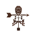 Police Badge Weathervane