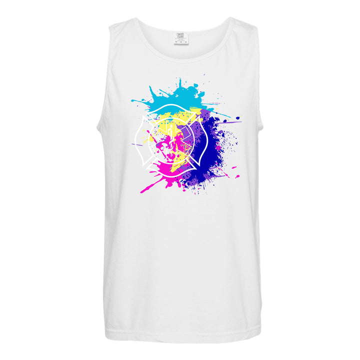 FFC 343 Fire Rescue Miami Vice Heavyweight Tank Top