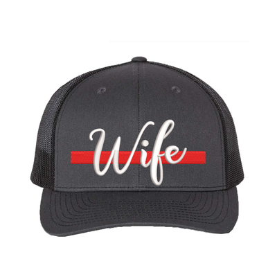 Firefighter Wife Snapback Trucker Hat