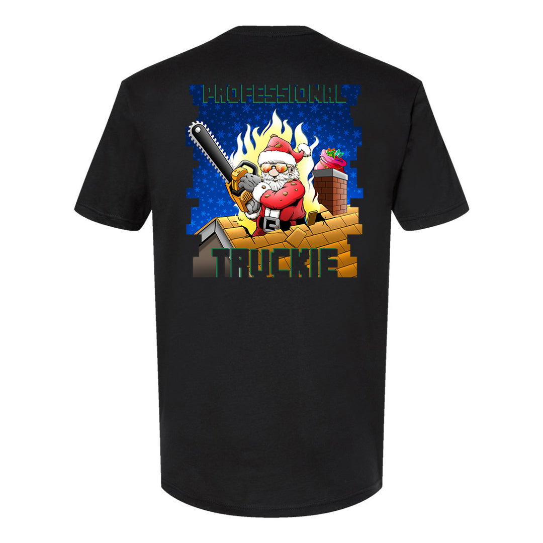 Professional Truckie Santa Firefighter Premium T-Shirt
