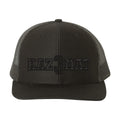 Personalized Haz Mat Blackout Snapback Trucker Hat