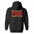 Customized Red & Yellow Fire Chaplain Premium Hoodie