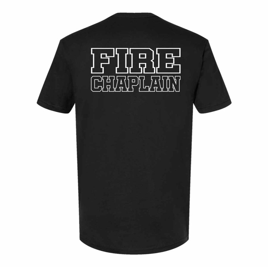 Customized Fire Chaplain premium t-shirt for chaplains