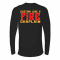 Customized Red & Yellow Fire Chaplain Premium Long Sleeve Shirt