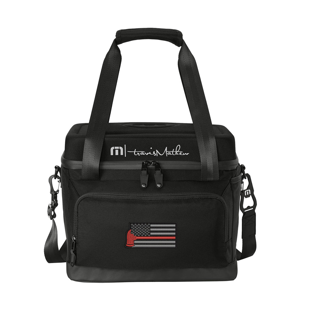 TravisMathew 24-Can Cooler Bag with Thin Red Line Axe Flag Embroidery