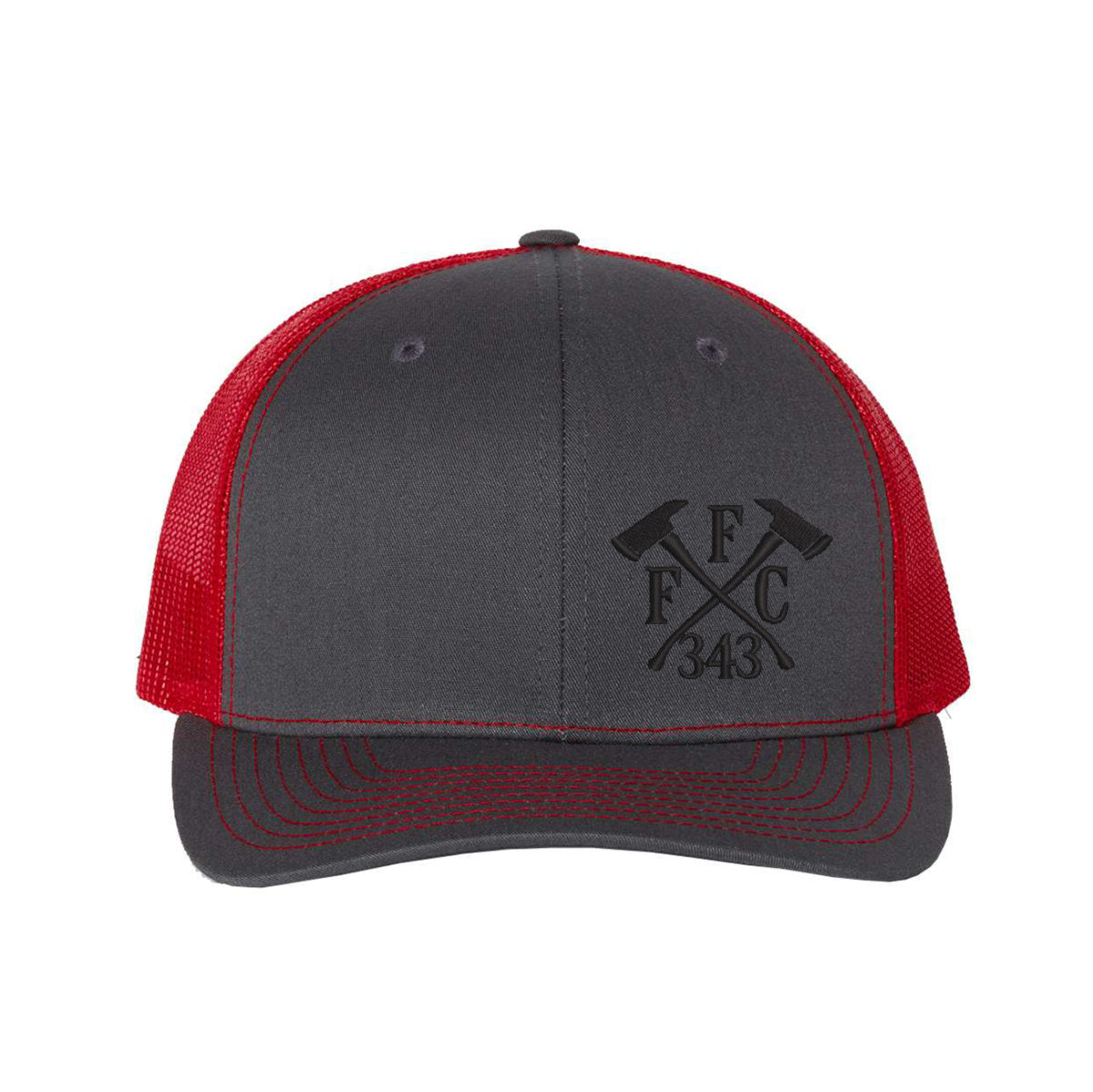 FFC 343 Blackout Snapback Trucker Hat – Firefighter.com