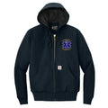 Customized Carhartt® Quilted-Flannel Jacket with Star of Life Embroidery