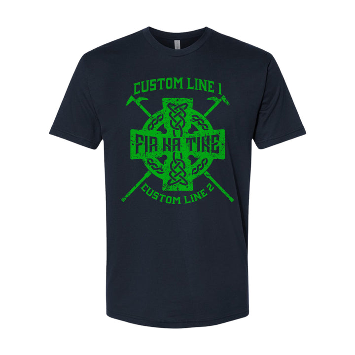 FC 343 Customized Celtic Tee, perfect for firefighters who want to show their strength and pride.