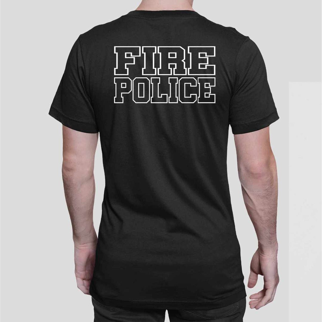 Firefighter Fire Police premium t-shirt with department logo