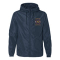 Customized Lightweight Windbreaker Full-Zip Jacket with Maltese Embroidery