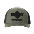 Customized Hazmat Blackout Snapback Trucker Hat