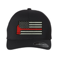 Thin Red Line Axe Flag Delta FlexFit Hat