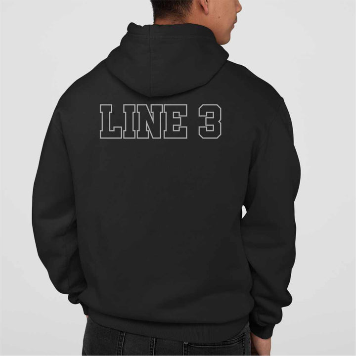 Fire Chaplain hoodie with personalized department initials