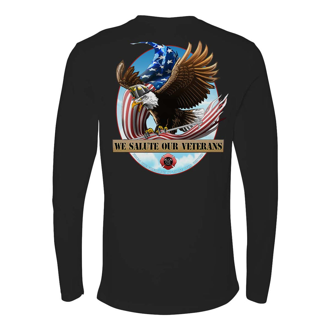 We Salute Veterans Premium Long Sleeve Shirt