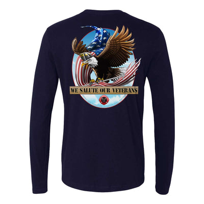 We Salute Veterans Premium Long Sleeve Shirt