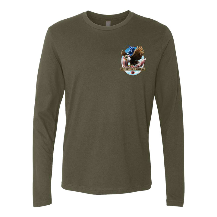 We Salute Veterans Premium Long Sleeve Shirt