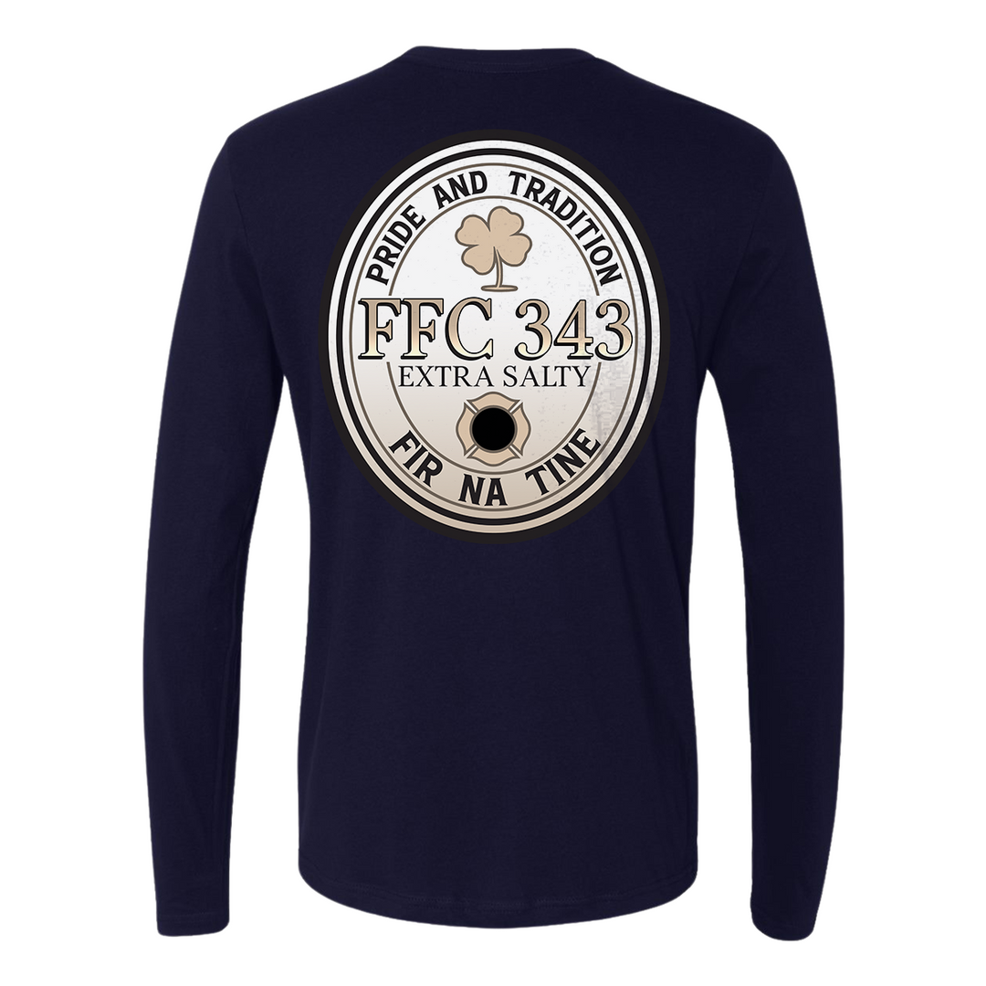 FFC 343 Extra Salty Long Sleeve Shirt for firefighters who’ve earned every bit of their strength.