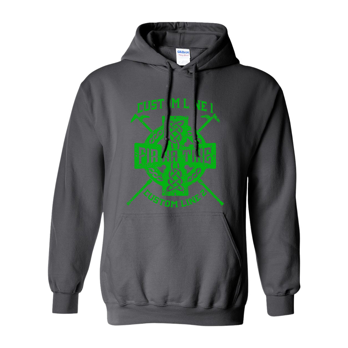 Customized Celtic Cross Premium Hoodie – Firefighter.com