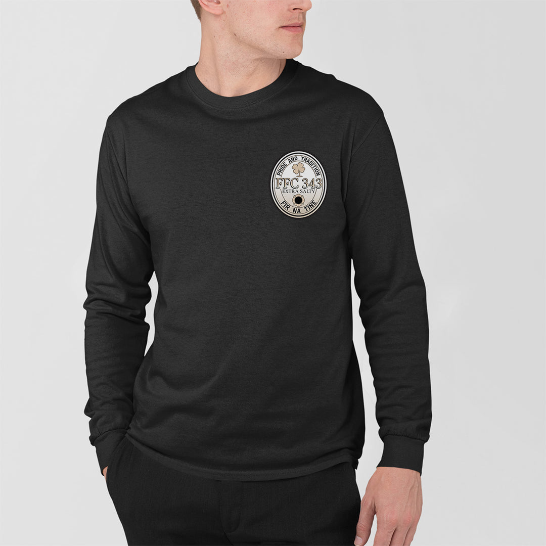 Firefighter Long Sleeve Extra Salty shirt designed for those who've earned their grit.