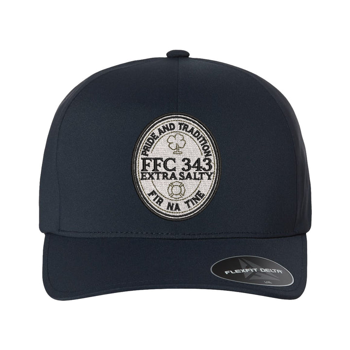 FFC 343 Extra Salty Stout Flexfit Delta hat embroidered design