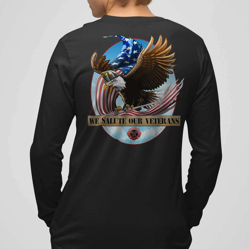 We Salute Veterans Premium Long Sleeve Shirt