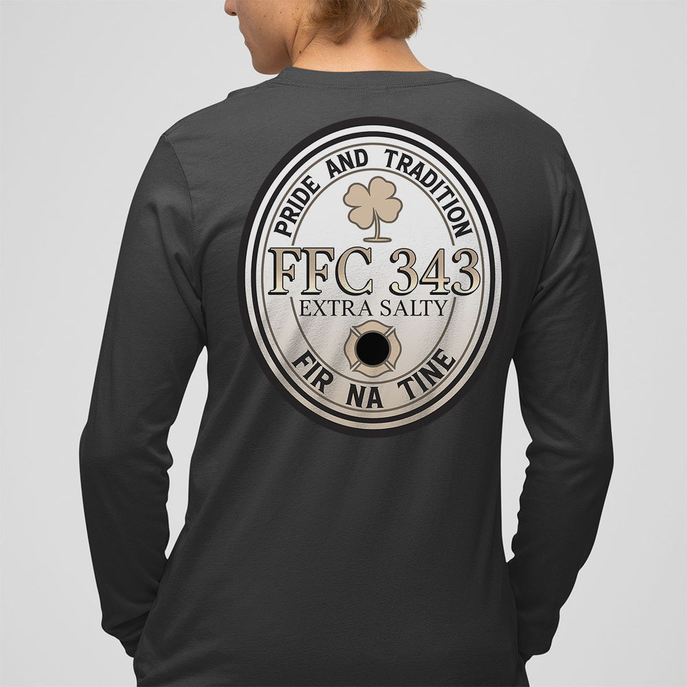 Long Sleeve Firefighter Extra Salty shirt built for durability and comfort.