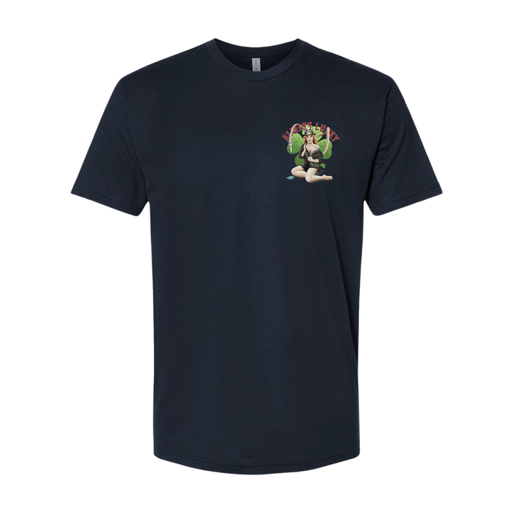 Always Lucky firefighter t-shirt symbolizing courage and brotherhood