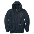 Customized Carhartt® Midweight Zip-Up Hoodie with Crossed Axes Embroidery