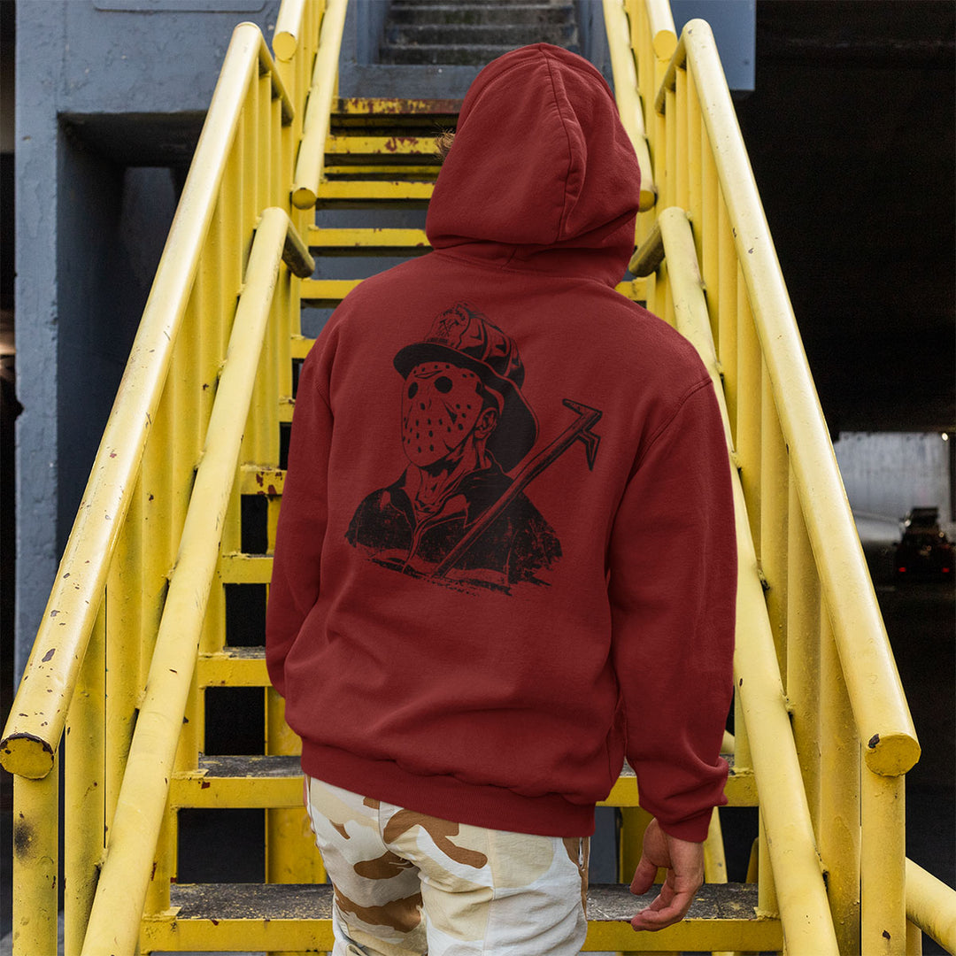 Graphic hoodie designed for firefighters and first responders