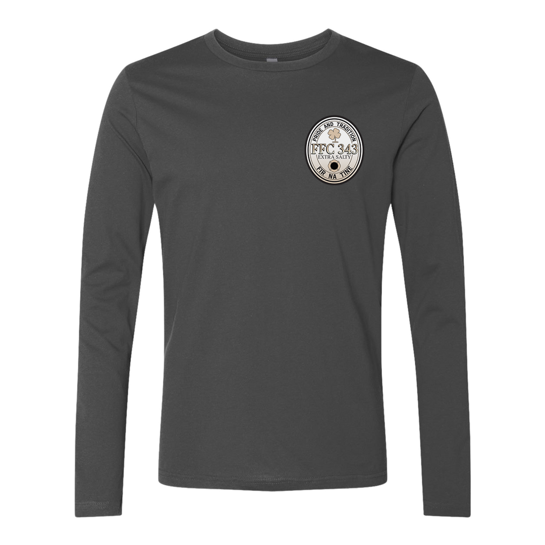 Extra Salty Long Sleeve FFC 343 Shirt, a tribute to strength and resilience in firefighters.