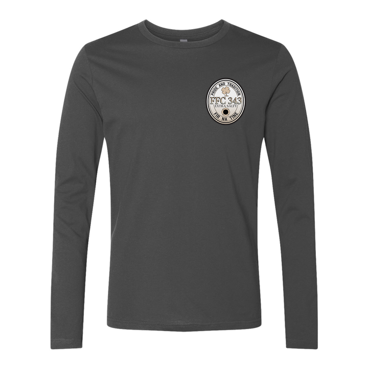 Extra Salty Long Sleeve FFC 343 Shirt, a tribute to strength and resilience in firefighters.