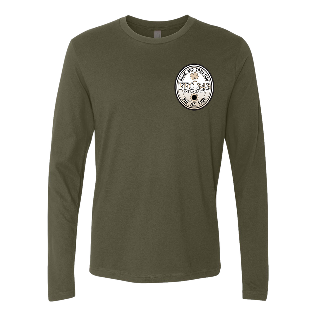 Long Sleeve Firefighter FFC 343 Extra Salty shirt, made to endure the heat.