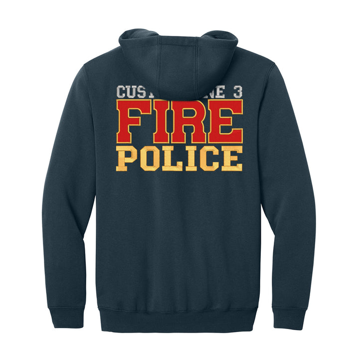Customized Fire Police Carhartt® Midweight Full-Zip Hoodie