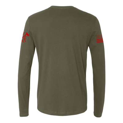 Comfortable and stylish firefighter long-sleeve for Christmas.