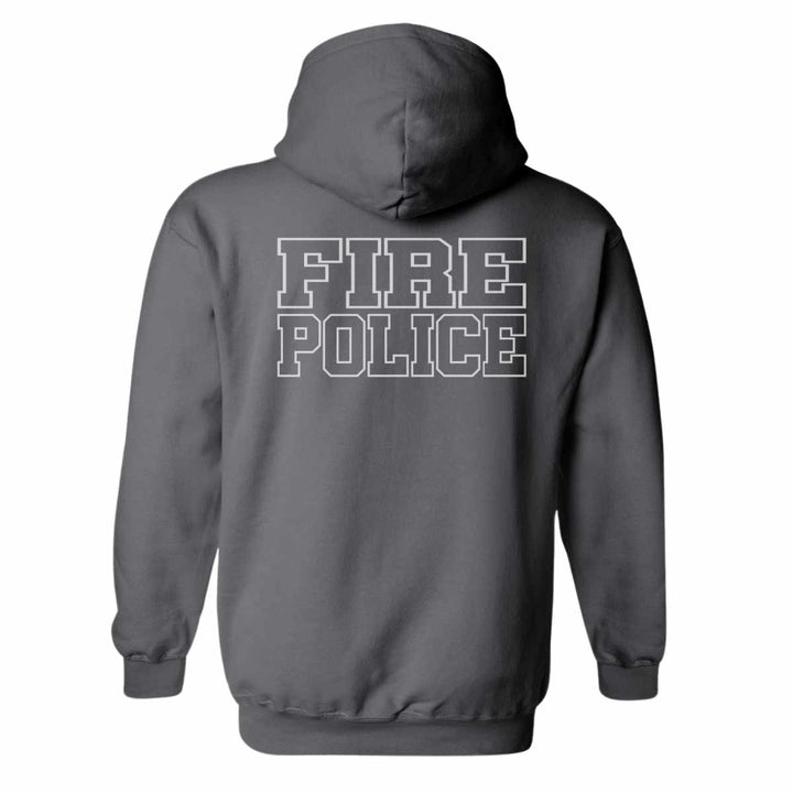 Firefighter Fire Police premium hoodie with department logo