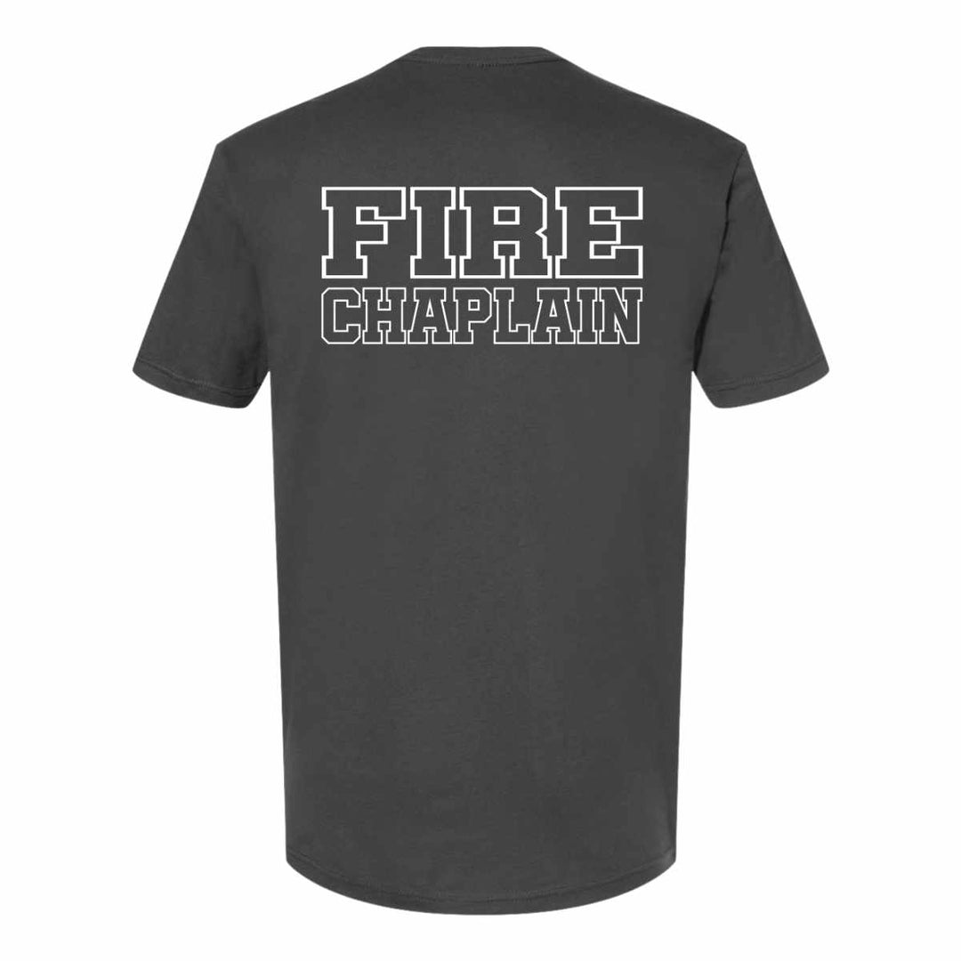 Customized Fire Chaplain t-shirt for fire departments