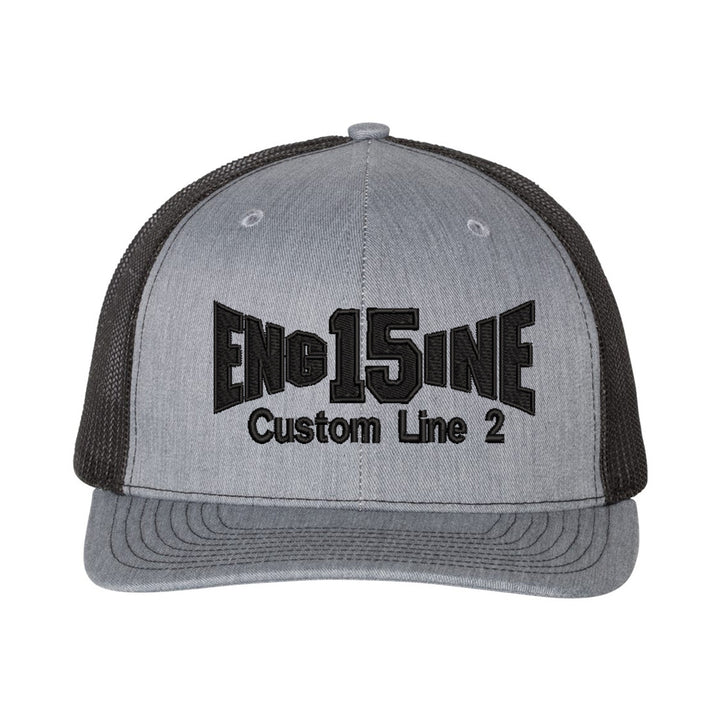 Personalized Fire Dept Engine Snapback Trucker Hat